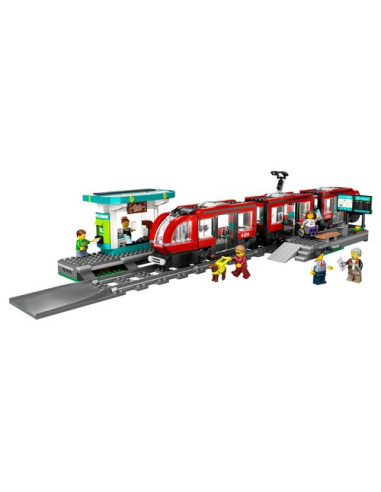 Tram e fermata del tram LEGO 60423 CITY TRAIN