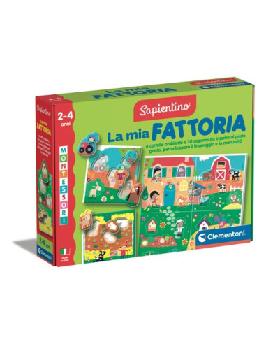 Gioco educativo Clementoni 16856 SAPIENTINO BABY MONTESSORI La mia Fat