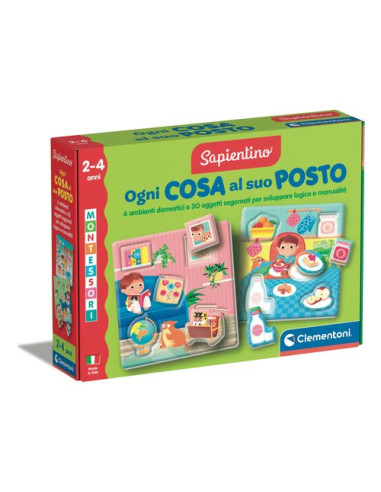 Gioco educativo Clementoni 16866 SAPIENTINO BABY MONTESSORI Ogni cosa