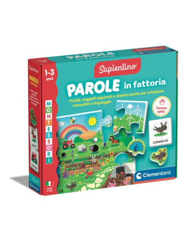 Gioco educativo Clementoni 16864 SAPIENTINO BABY MONTESSORI Parole in