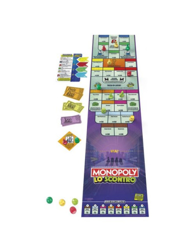 Gioco Hasbro F8995103 GAMING MONOPOLY Lo Scontro