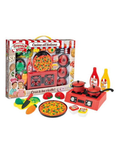 Playset Pentoline con fornello e accessori Teorema 68797 GRANDE CHEF A