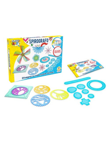 Gioco creativo Teorema 67387 PLASTIART Spirografo e Stencil