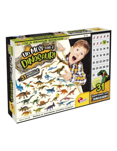 Gioco educativo Lisciani 107506 I'M A GENIUS Un Mese con i Dinosauri