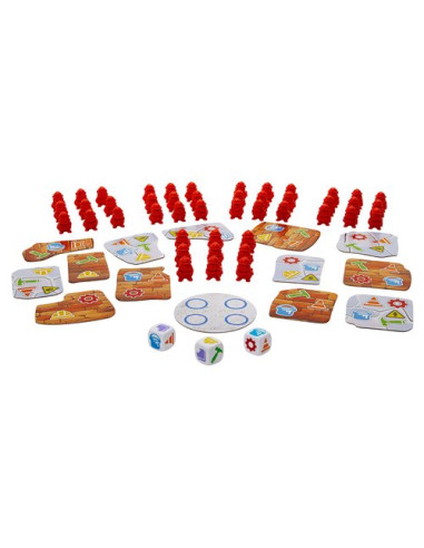 Gioco Mattel HPW60 GAMES Castori Costruttori Torre Traballante