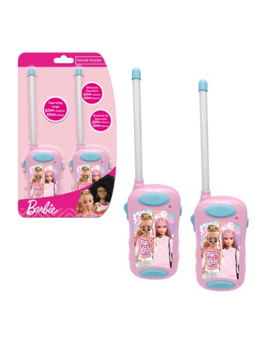 Walkie talkie Rocco Giocattoli 20486209 BARBIE Portata 50 mt Rosa