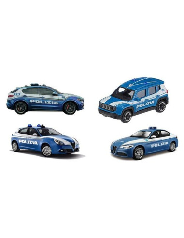 Automodello Bburago 18 01322 POLIZIA Assortito