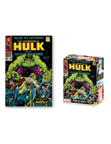 Puzzle Grandi Giochi PUA19000 PRIME 3D Marvel The Hulk