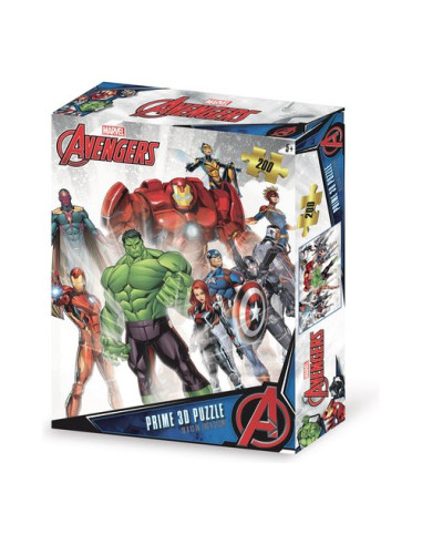 Puzzle Grandi Giochi PUA01000 PRIME 3D Marvel Avengers