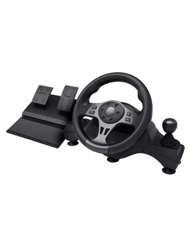 Volante e pedaliera simulatore guida Trust 25122 GXT 289 Movi Black