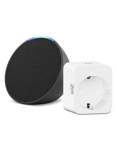 Amazon B0D6NPP6YZ ECHO POP Alexa + Smart Plug Wiz Black e White