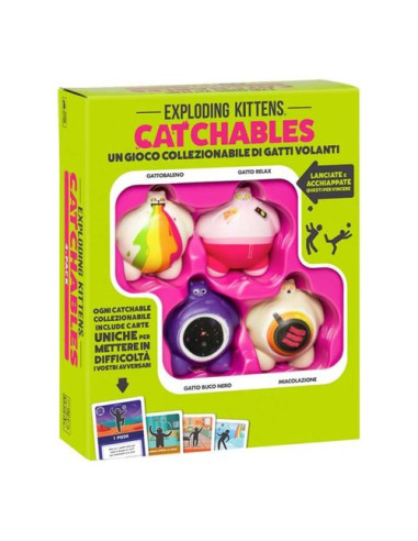 Gioco Asmodee 8663 EXPLODING KITTENS Catchables