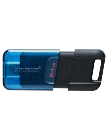 Chiavetta USB Kingston DT80M 64GB DATATRAVELER 80 M Black e Blue