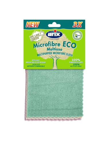 Panni multiuso Arix 28612 WE LIKE GREEN Eco Colori assortiti