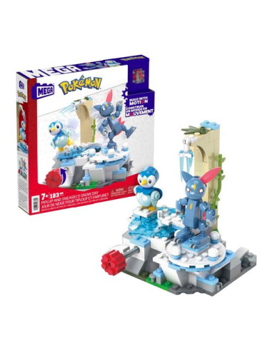 Piplup e Sneasel Divertimento sulla Neve Mega Bloks HKT20 POKEMON