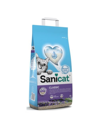 Lettiera gatti Sanicat 320041 Classic Oxygen 8.0 lt