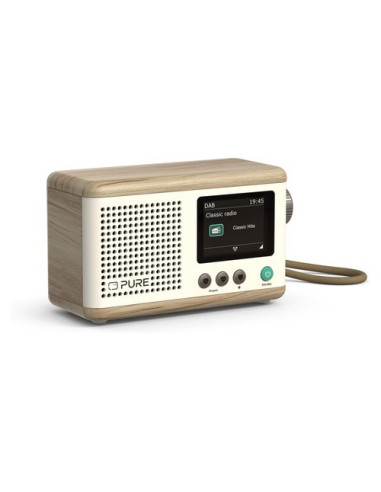 Radio Pure 253799 Classic Mini Cotton white e Oak