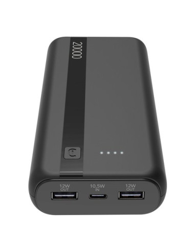 Power bank Cellular Line PBENTRY20000K Black