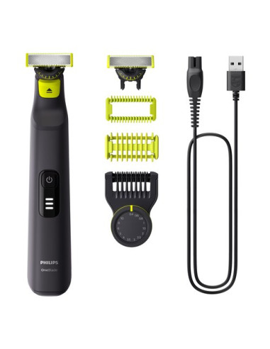 Rasoio barba Philips QP6542 15 ONEBLADE PRO 360 Face & Body Black e Li