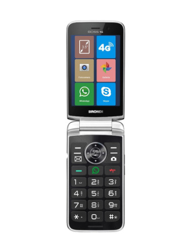 Brondi Boss 4G 8,89 cm (3.5") Nero Telefono cellulare basico - (BRD DS BOSS 4G ITA BLK)