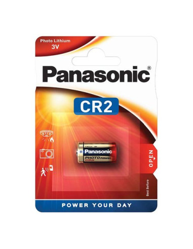 Batteria CR2 Panasonic CR 2L 1BP