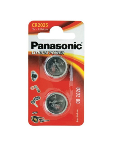 Batteria CR2025 Panasonic CR 2025EL 2B