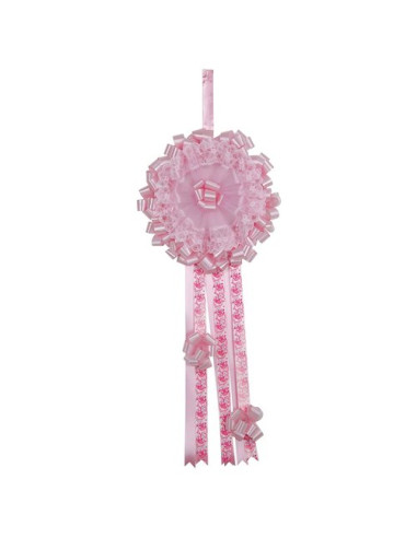 Fiocco nascita Baby Idea FC M Misura Media Rosa