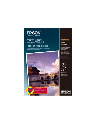 Carta fotografica Epson C13S041256 Matte Paper Heavy Weight