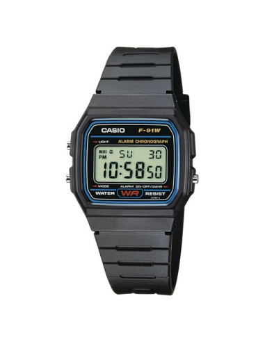 Orologio Casio F 91W 1YEG COLLECTION Men Black