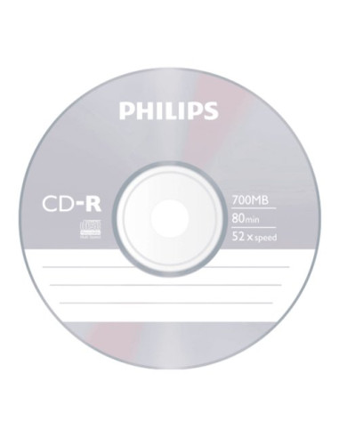 Supporti registrabili Philips CR7D5NJ10 00 52X