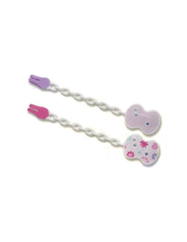 Porta succhietto Chicco 04082 Clip con Catenella Rosa