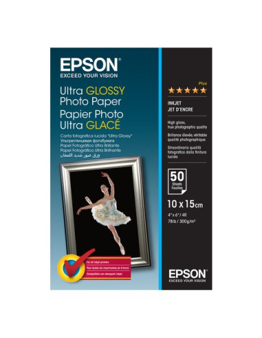 Carta fotografica Epson C13S041943 Ultra Glossy Photo Paper