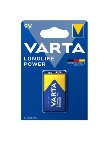 Batteria Transistor 9V Varta 04922121411 LONGLIFE POWER