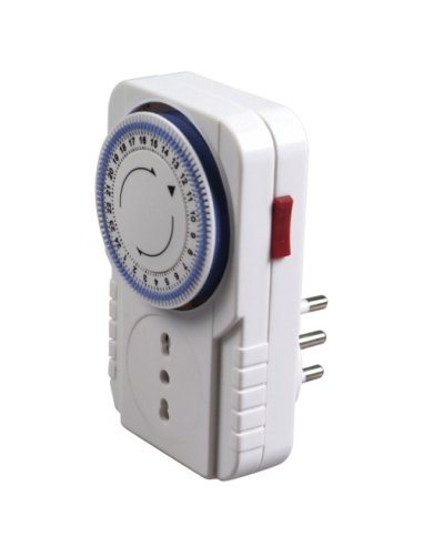 Presa programmabile Poly Pool PP1408 Timer Giornaliero Bianco