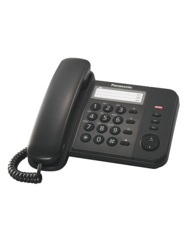 Telefono fisso Panasonic KX TS520EX1B Business Nero