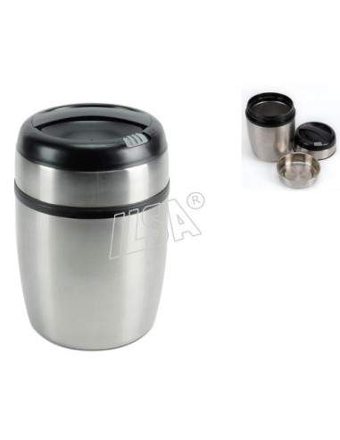 Thermos Ilsa 1106150 Portavivande Doppio Scomparto Inox