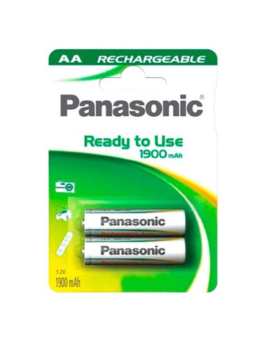 Batteria Stilo AA ricaricabile Panasonic HHR 3MVE 2BC READY