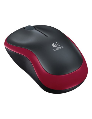 Mouse Logitech 910 002237 M SERIES M185 Nero e Rosso