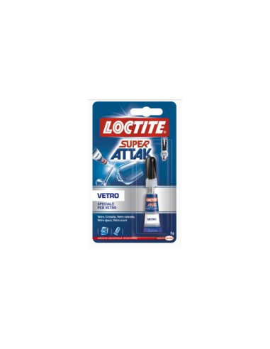 Colla specifica Loctite 680469 SUPER ATTAK Vetro Trasparente