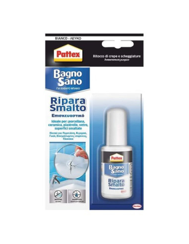 Smalto acqua Pattex 2668400 BAGNO SANO Ripara Smalto Bianco