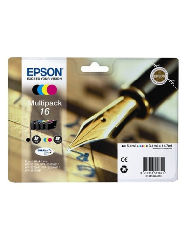 Set cartucce stampante Epson C13T16264020 DURABRITE Multipack T16