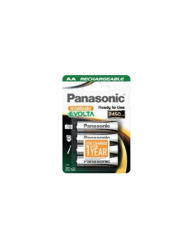 Batteria Stilo AA ricaricabile Panasonic HHR 3XXE 4BC EVOLTA