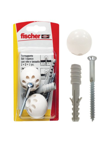 Fermaporta Fischer 504638 Parcolpi Sa 1N K Bianco