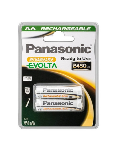 Batteria Stilo AA ricaricabile Panasonic HHR 3XXE 2BC EVOLTA