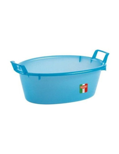 Mastello Stefanplast 31550 Ovale 2 Manici Azzurro