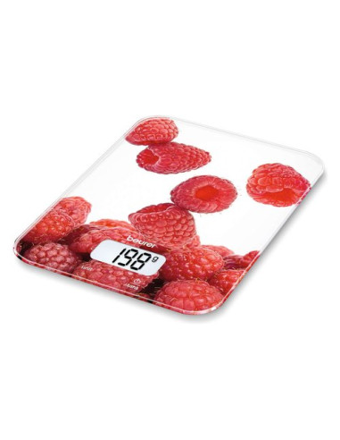 Bilancia cucina Beurer 70405 BENESSERE Ks 19 Berry Bianco e Rosso