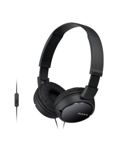 Cuffie microfono filo Sony MDRZX110APB CE7 SERIE ZX Pieghevole Black