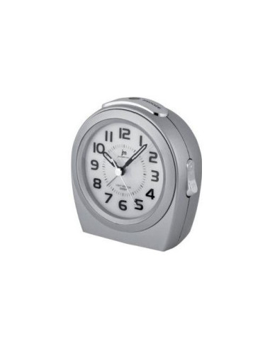 Sveglia Lowell JA7021S JUSTAMINUTE Con funzione snooze Silver