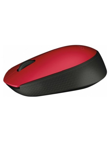 Mouse Logitech 910 004641 M SERIES M171 Nero e Rosso