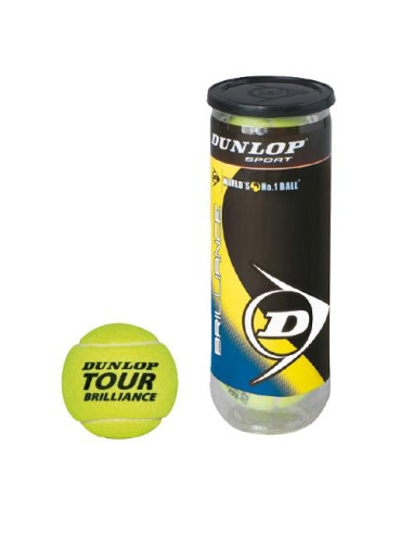 Set palle tennis Mandelli 708300026 DUNLOP Giallo